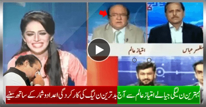 Best PMLN Lover Imtiaz Alam Today Confessing The Worst PMLN Performance With Stats