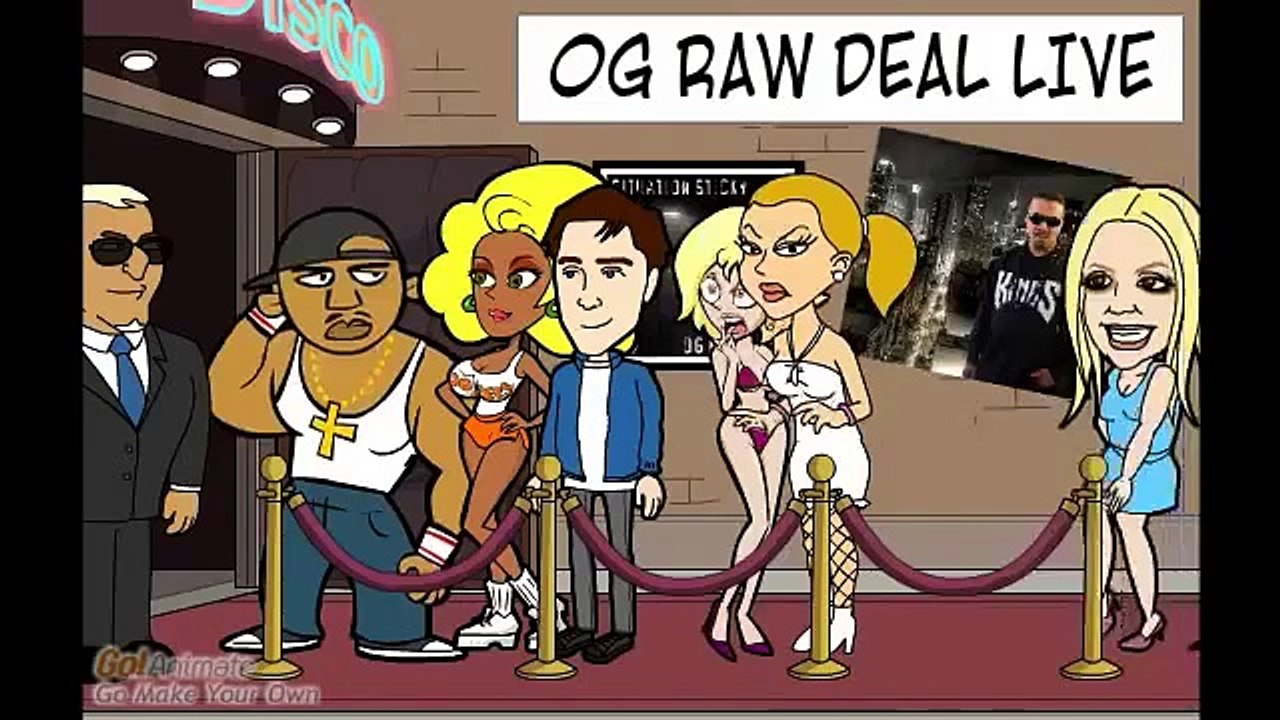 OG Raw Deal live in Concert!! Shake it baby!! Music Cartoon Video!!