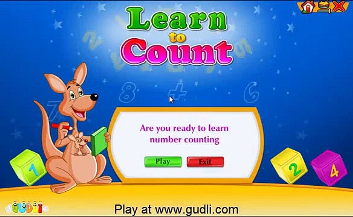 Learn to count Game 001