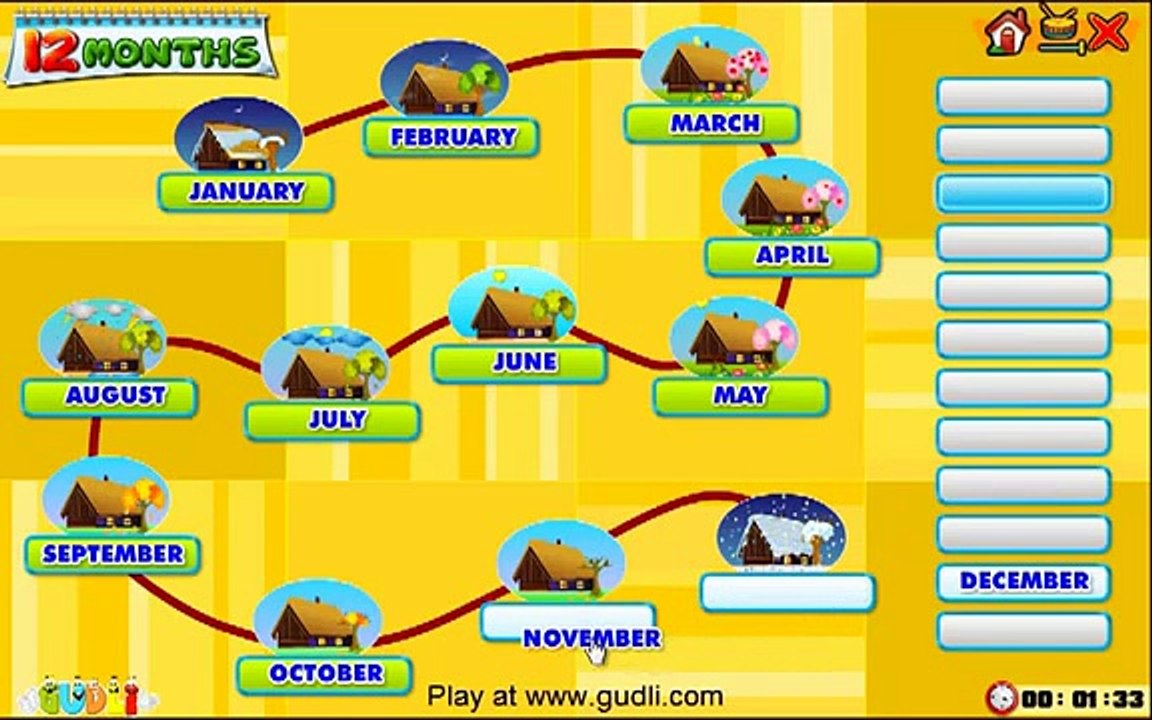 Learn the 12 Months of The Year22