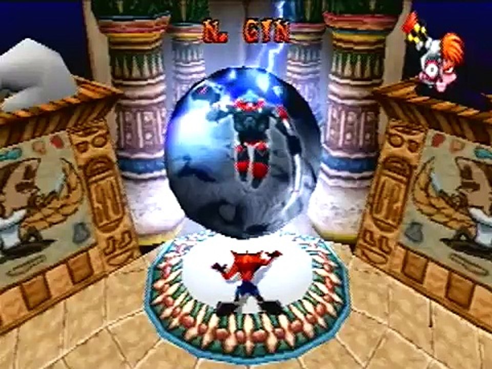 Crash Bandicoot 3 Warped Boss 4 N. Gin (Fruit Bazooka Get) video