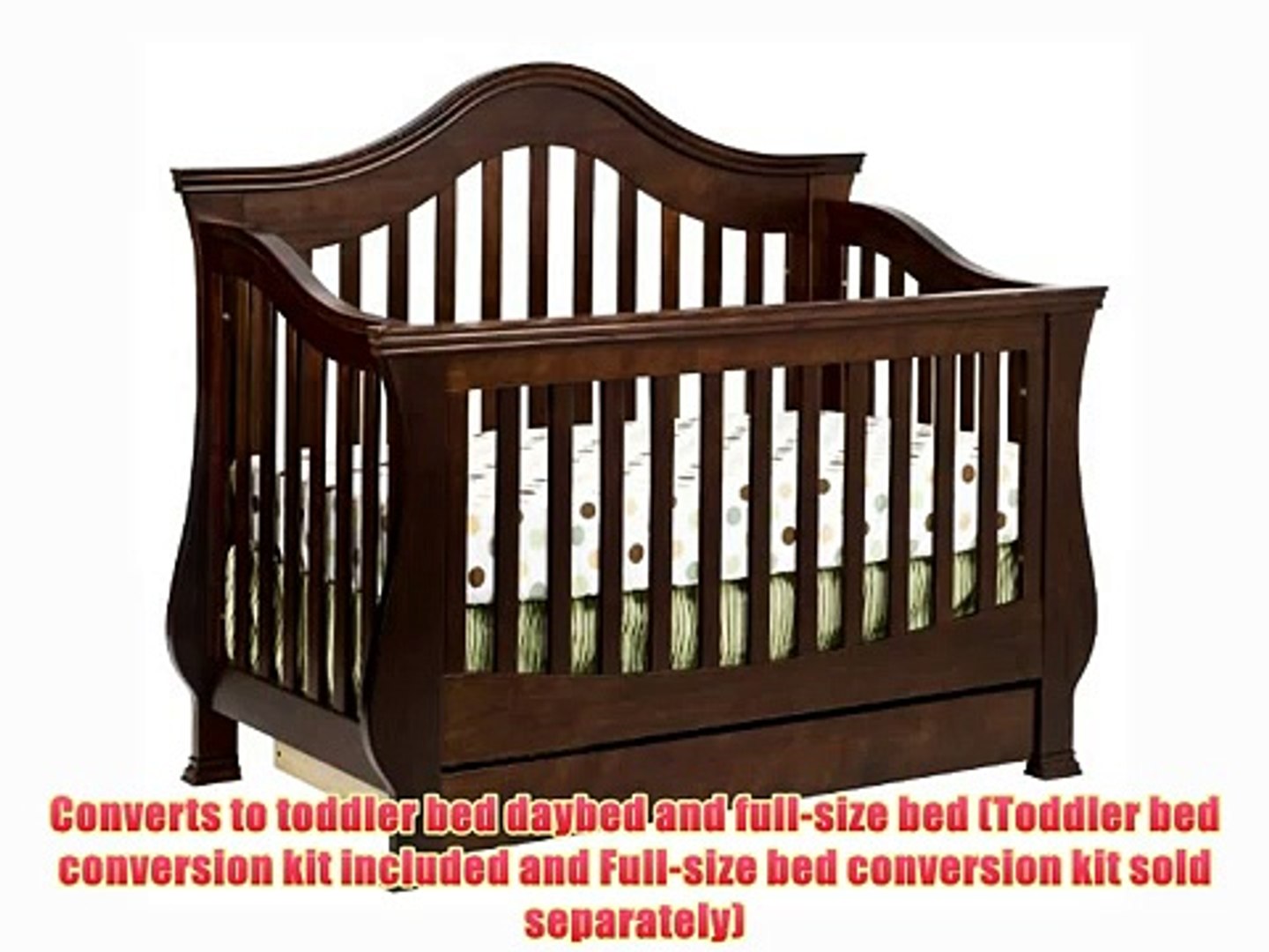 Million Dollar Baby Classic Ashbury 4 In 1 Convertible Crib With