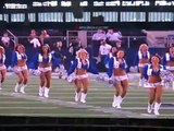 Dallas cowboys cheerleaders preforming at Cowboys vs Raiders.mp4