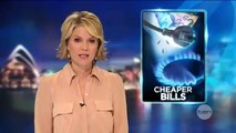 Power prices plunge, Ten News at 5, Channel 10, 17 June 2013