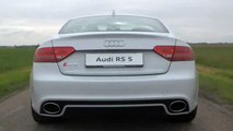 Audi RS5 StartUp   Revs LOUD and HARD Exhaust Valves Open/Closed