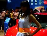 2104 Pretty woman pretty beautiful car models Tian Tian guest Tencent Chat