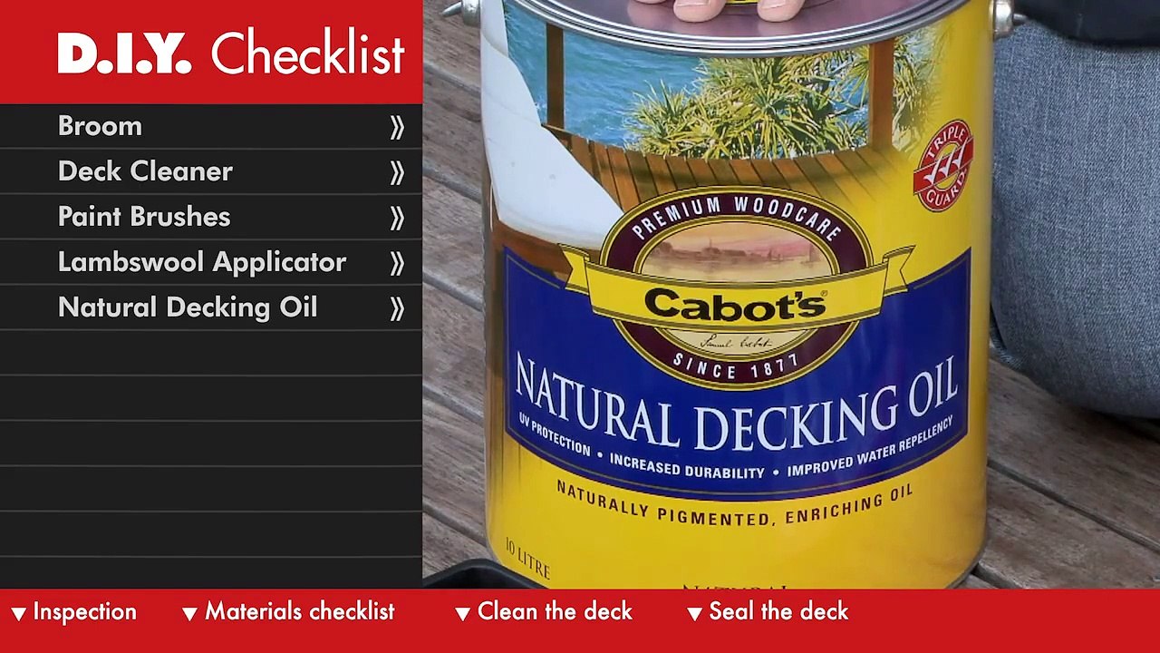 How To Clean And Seal A Deck - DIY At Bunnings