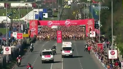 Wilson Kipsang of Kenya wins 2012 London Marathon