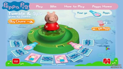 Peppa Pig Tumble and Spin ♥Peppa Pig Free Online Games to play♥ 2015