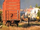 Ferrocarril Sureste Matías Romero Ferrosur (XI) con fondo de grua de vapor