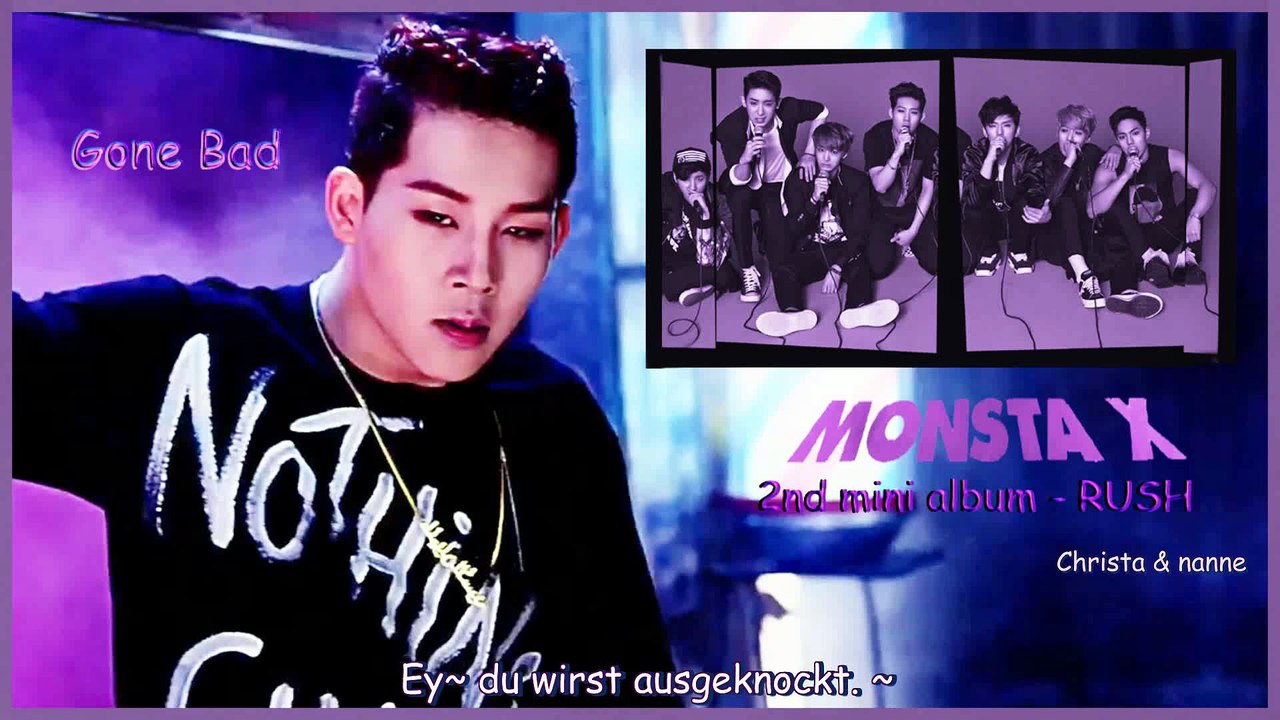 Monsta X – Gone Bad k-pop [german Sub] [2nd mini album - RUSH]