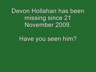 Have you seen Devon Hollahan, 22 year old american boy, last seen in Frankfurt, Germany?