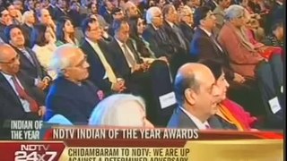 Gulte.com - Chidambram At NDTV Indian Of The Year Awards