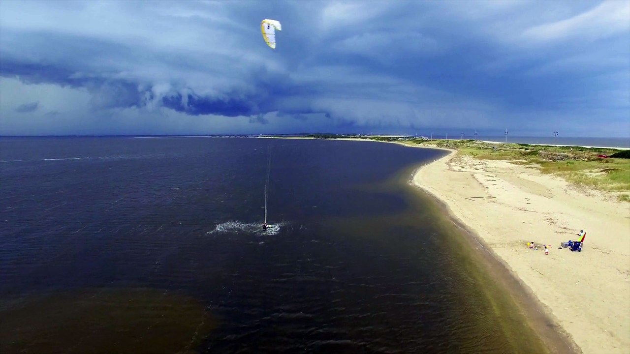 Sandy hook Kite Surfing