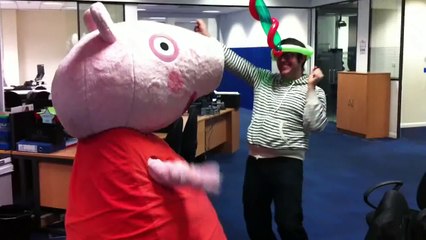 Peppa Pig in Carphone Warehouse