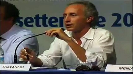 Marco Travaglio sulla "destra seria" alla festa del FLI (Mirabello, 9Set2011)