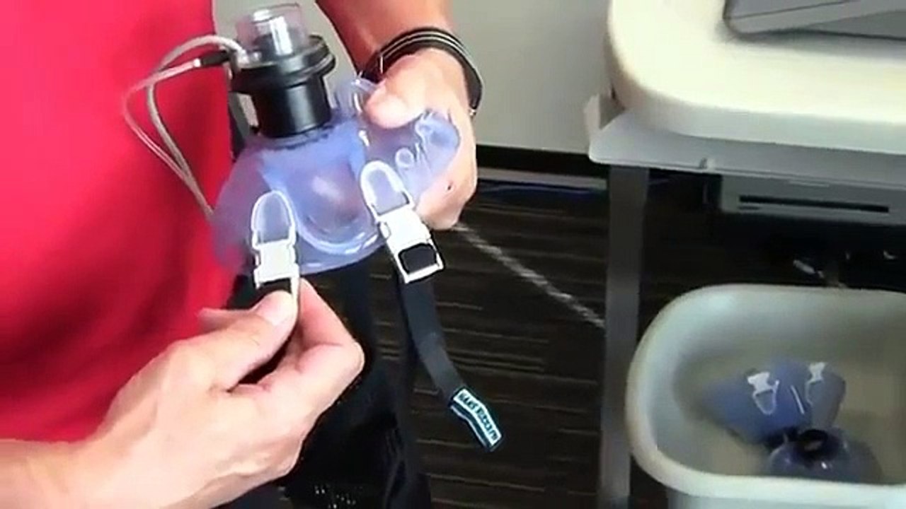 Complete VO2max test performed with metabolic monitor Fitmate PRO