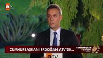 ATV ve A Haber Ortak Yayını - Recep Tayyip Erdoğan - Gündem Özel - 06.09.2015
