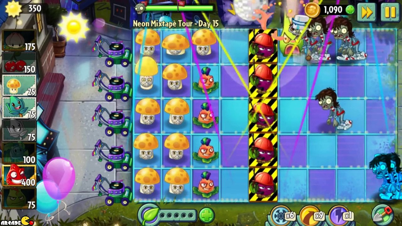 Plants Vs Zombies 2 - Neon Mixtape Tour Side A HARDEST GARGANTUARS!!