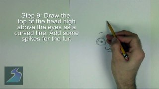 How to Draw a Cartoon Kitten