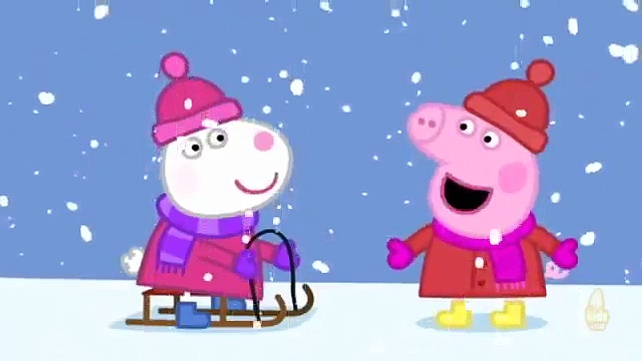 Peppa Pig Cold Winter Day