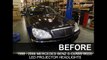 SPECDTUNING INSTALLATION VIDEO: 1998 - 2006 MERCEDES BENZ S-CLASS W220  LED PROJECTOR HEADLIGHTS