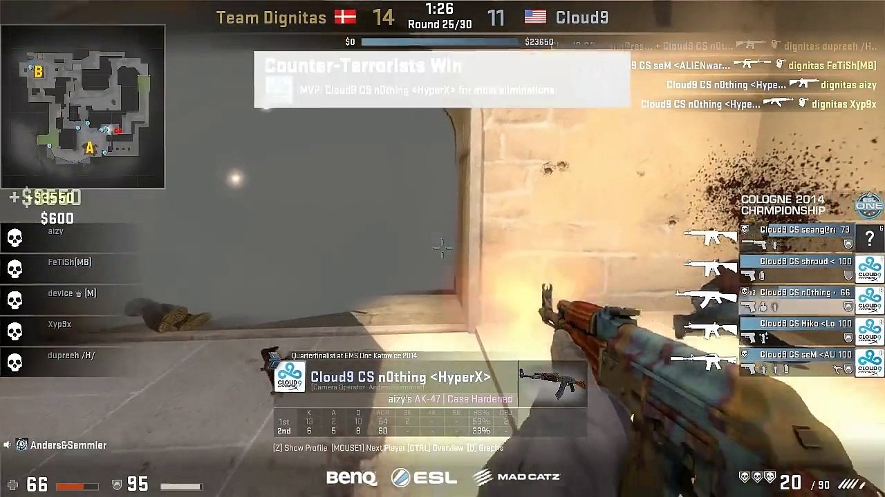 CS: GO - Cloud9 SICKEST Comeback! (Esl One)