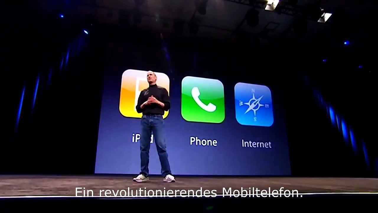 iPhone Vorstellung 2007 mit Steve Jobs - ( deutsch / 720p )
