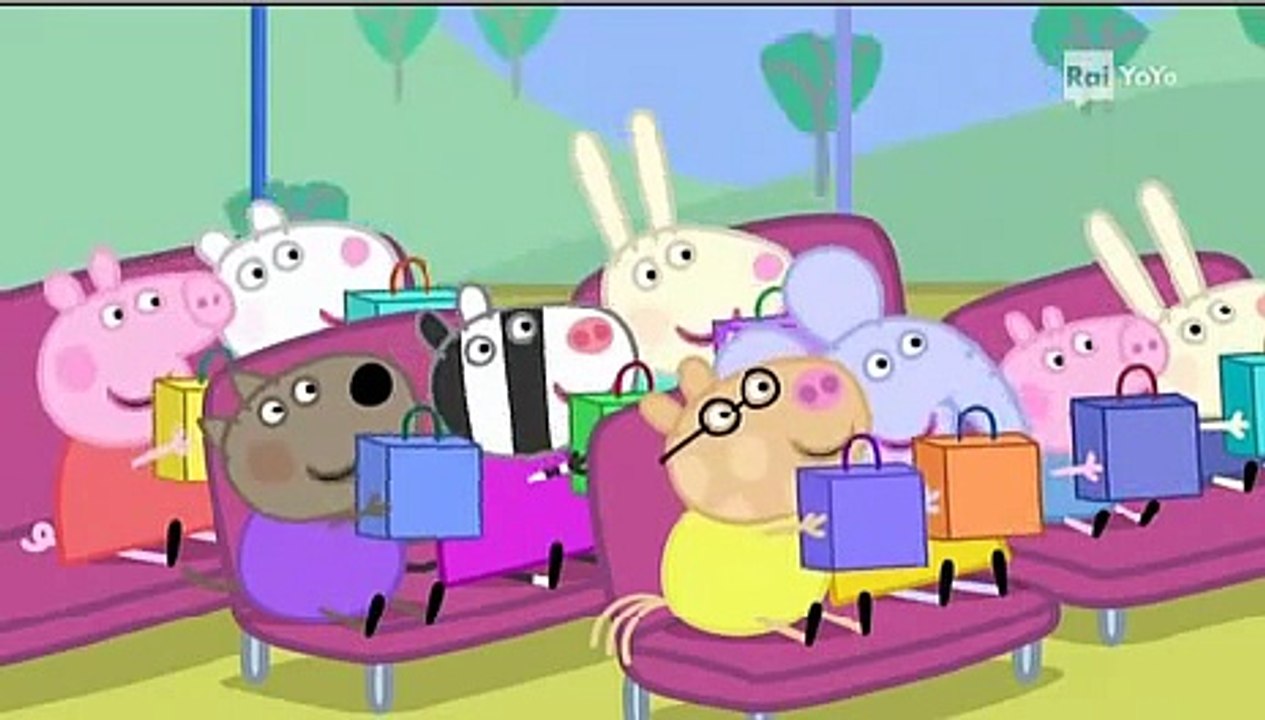Peppa e George si bagnano sotto la pioggia – Disegni da colorare e