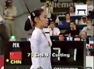 Chen Cuiting - 1989 Worlds EF - Balance Beam