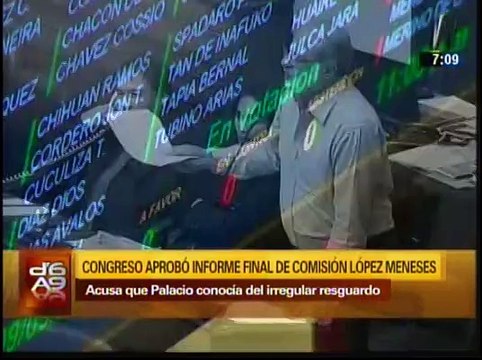 Óscar López Meneses: aprobaron informe que implica a Palacio