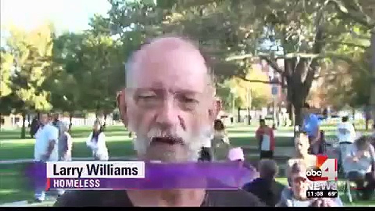 Birthday party for the homeless