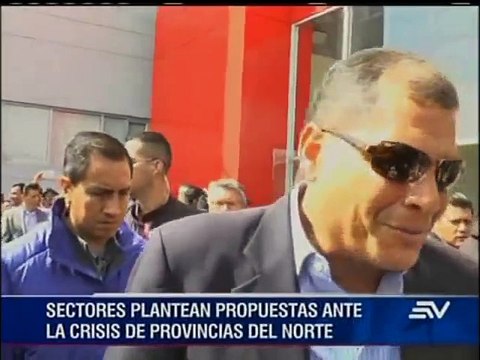 Presidente Correa mantiene reunión sobre plan de activación en Carchi