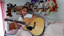 Lava corto pixar intensamente guitarra ukulele cover - español latino - con letra y acordes