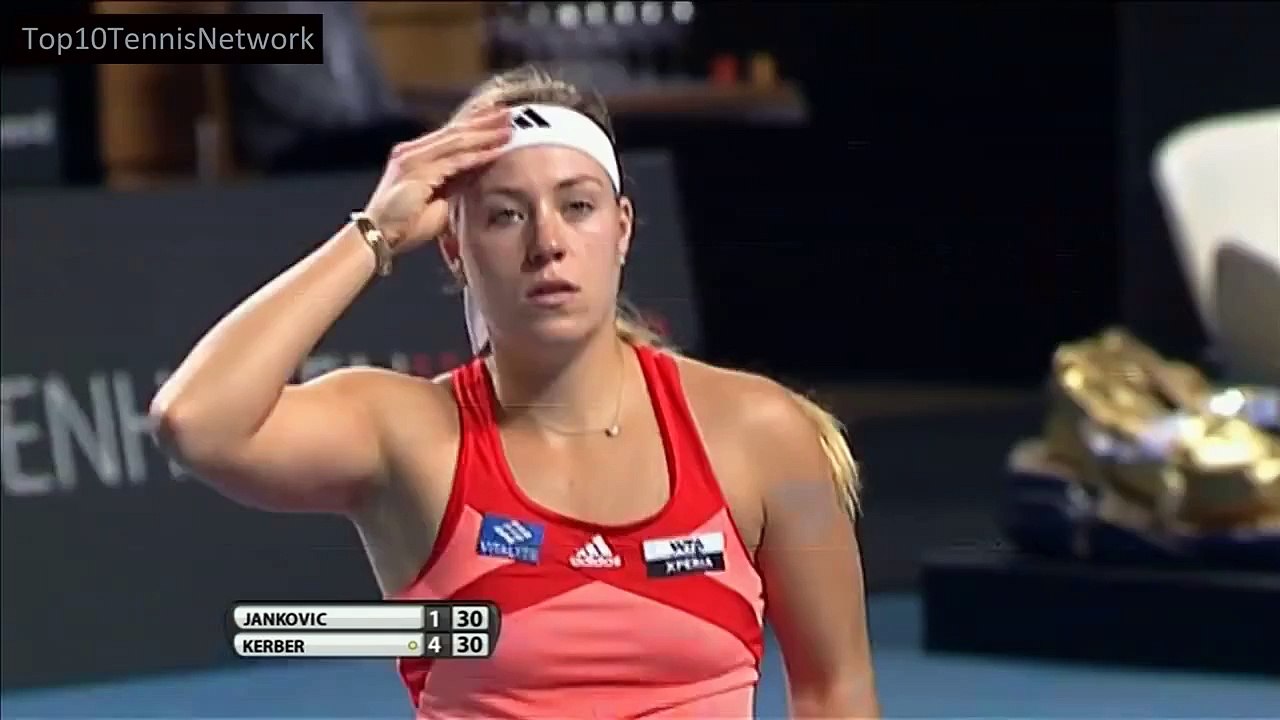 Kerber vs Jankovic Highlights (Copenhagen 2012)