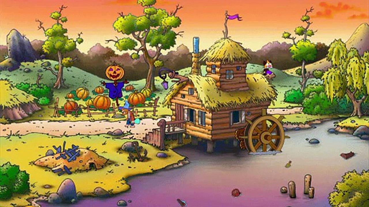 cartoon river animation