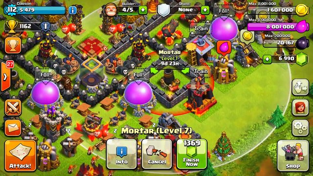 Clash Of Clans - EXTREME! $2600 IN GEMS! Gemming to MAX BASE FUNNY MOMENTS + MAX LVL DEFENSES