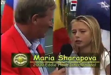 Maria Sharapova at 13 years old