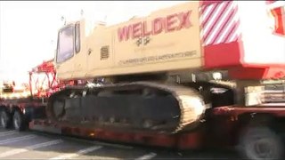 Heanor Heavy Haulage  2 bed 5 & Weldex Liebherr 853 crane