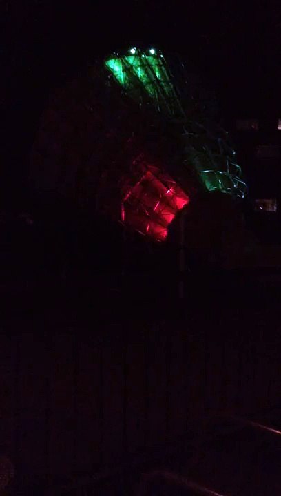 The Howlin Tornado Great Wolf Lodge AT NIGHTTIME