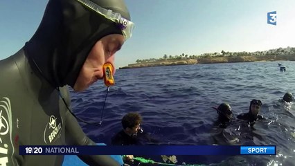 Dans les profondeurs avec l'apnéiste Morgan Bourc'his