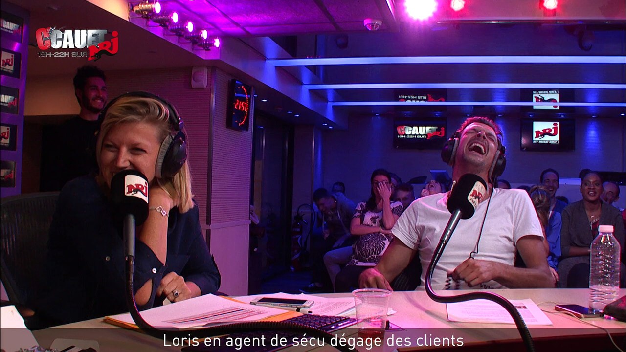 Loris en agent de sécu dégage des clients - C'Cauet sur NRJ