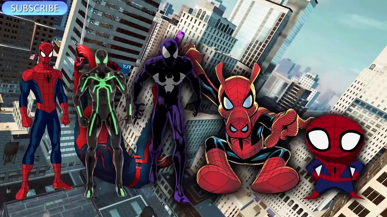 Finger Family SPIDERMAN ULTIMATE   Daddy Finger Song SPIDERMAN   Nursery Rhymes for Childr