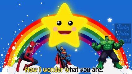 Spiderman Cartoon SuperHeroes Nursery Rhymes Super Hero for Children Song Education