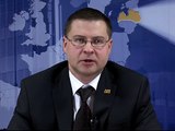 Ministru prezidents Valdis Dombrovskis informē par Eiropadomes 16.decembra sanāksmes secinājumiem