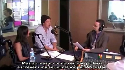 Lea Michele e Cory Monteith no programa de rádio 'Andy and Adrian' - Australia (Legendado)