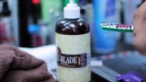 comb over skin fade haircut with part | fade with combover | EZ BLADE SHAVING GEL