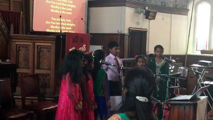 CHILDREN'S SUNDAY SERVICE CARDIFF TAMIL CHURCH PART 7