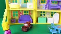 Peppa Pig Peek 'n Surprise Playhouse George with Princess Sofia the First and Disney Cars Toy Ma