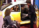 Cool Wheelchair Lift Lifts Disabled Person In Car or Home